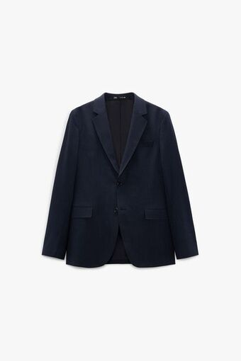 ZARA Blazer de conjunto xadrez oferta