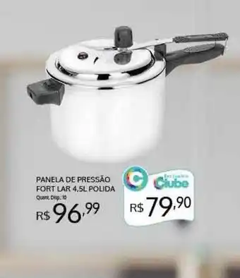 Bistek Supermercados Panela de pressão fort lart 4.5l polida oferta