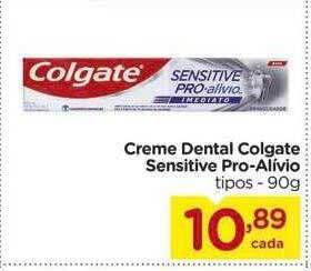 Carrefour Creme dental colgate sensitive pro-alívio tipos oferta