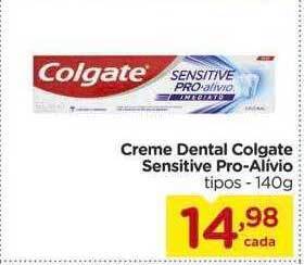 Carrefour Creme dental colgate sensitive pro-alívio tipos oferta