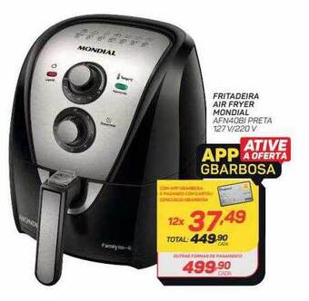 GBarbosa Fritadeira air fryer mondial oferta
