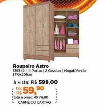 Lojas TaQi Roupeiro astro oferta