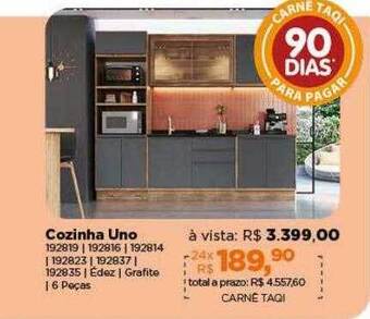 Lojas TaQi Cozinha uno oferta