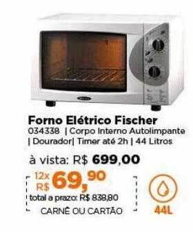 Forno elétrico fischer