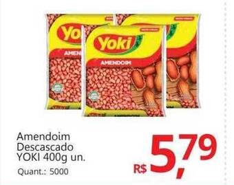 Supermercados Koch Amendoim descascado yoki oferta