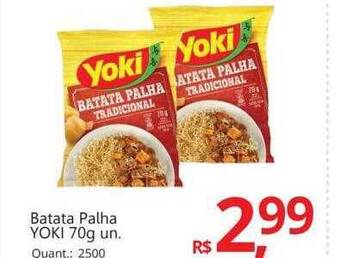 Supermercados Koch Batata palha yoki oferta