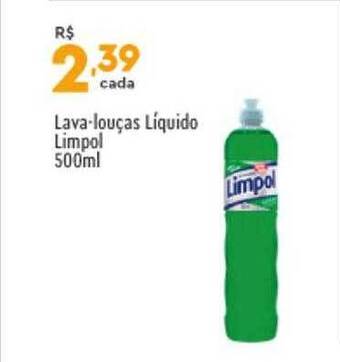 Lava-louças liquido limpol