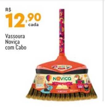 Supper Rissul Vassoura noviça com cabo oferta
