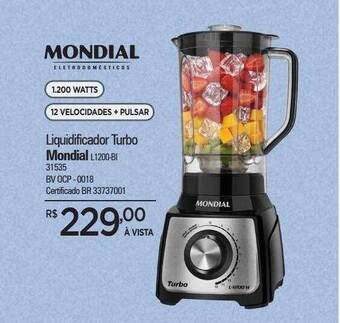 Zenir Liquidificador turbo mondial oferta