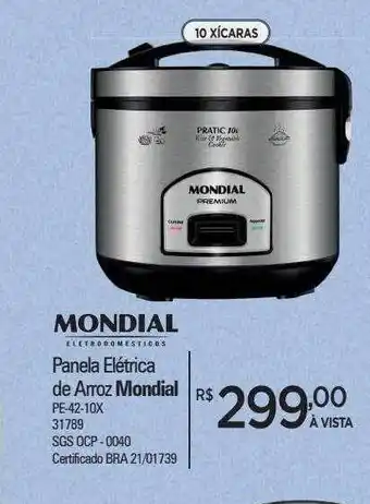 Panela eléctrica de arroz mondial