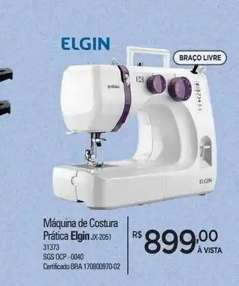 Zenir Máquina de costura prática elgin oferta