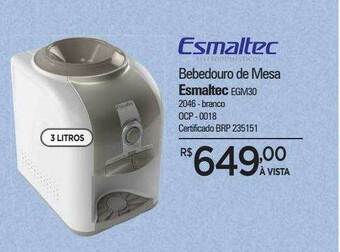 Zenir Bebedouro de mesa esmaltec oferta