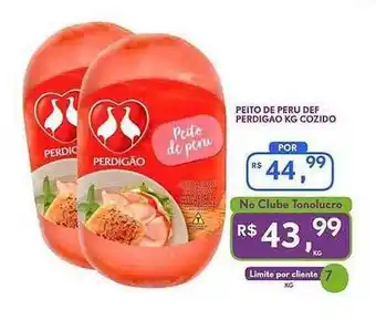 Rede Compras Peito de peru de perdigao kg cozido oferta