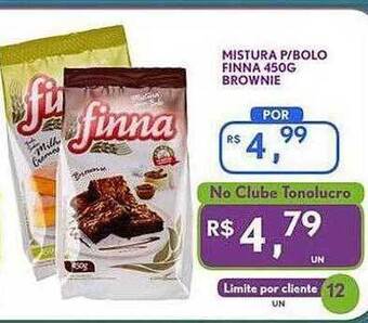 Mistura p-bolo finna brownie