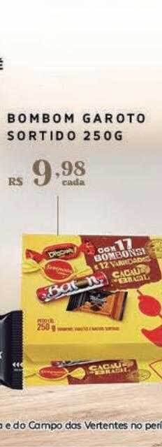 Empório Bahamas Bombom garoto sortido oferta