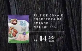 Empório Bahamas Filé de coxa de sobrecoxa de frango nat iqf oferta