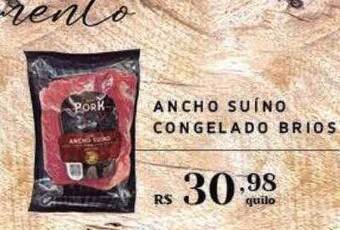 Empório Bahamas Ancho suíno congelado brios oferta