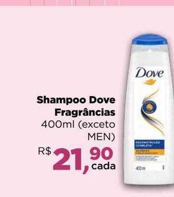 Farmácias Nissei Shampoo dove fragrâncias oferta