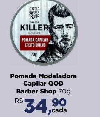 Pomada modeladora capilar qod barber shop