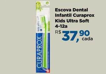 Farmácias Nissei Escova dental infantil curaprox kids ultra soft 4-12a oferta