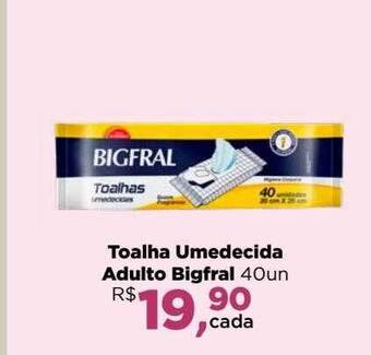 Toalha umedecida adulto bigfral