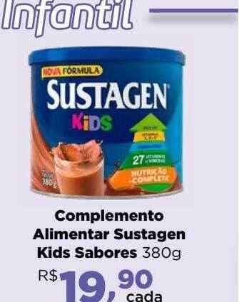 Farmácias Nissei Complemento alimentar sustagen kids sabores oferta