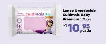 Lenço umedecido cuidmais baby premium