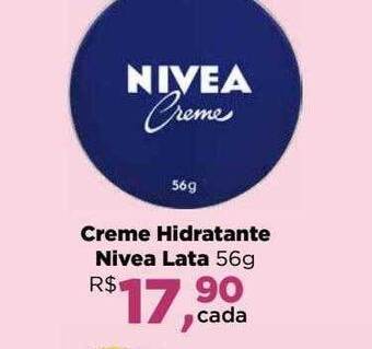 Farmácias Nissei Creme hidratante nivea lata oferta