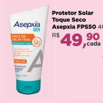Protetor solar toque seco asepxia fps50