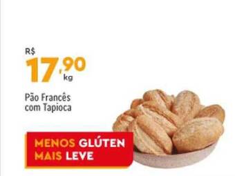 Supper Rissul Pão francês com tapioca oferta