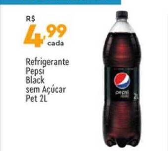 Refrigerante pepsi black sem açucar