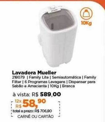 Lojas TaQi Lavadora mueller oferta