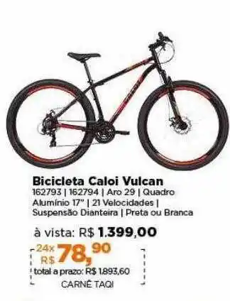 Bicicleta caloi vulcan