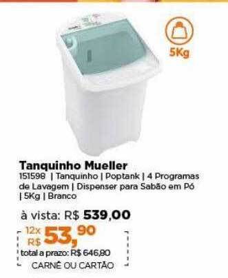 Lojas TaQi Tanquinho mueller oferta