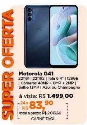Lojas TaQi Motorola g41 oferta