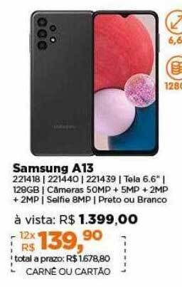 Lojas TaQi Samsung a13 oferta