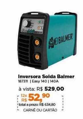 Inversora solda balmer