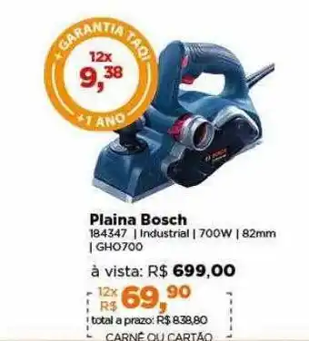 Plaina bosch