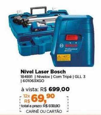 Lojas TaQi Nivel laser bosch oferta