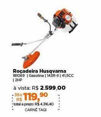 Lojas TaQi Roçadeira husqvarna oferta