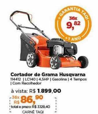 Lojas TaQi Cortador de grama husqvarna oferta