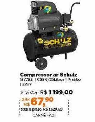 Lojas TaQi Compressor ar schulz oferta