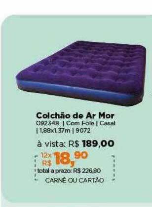 Lojas TaQi Colchão de ar mor oferta