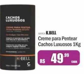 Rio Belleza Marca k.bell creme para pentear cachos luxuosos oferta