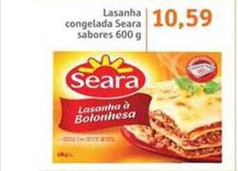 Sonda Lasanha congelada seara sabores oferta