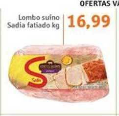 Sonda Lombo suíno sadia fatiado oferta