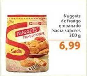 Sonda Nuggets de frango empanado sadia sabores oferta
