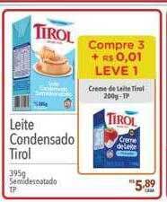 Supermercados Condor Leite condensado tirol oferta