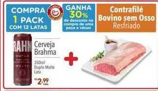 Supermercados Condor Cerveja brahma oferta