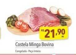 Supermercados Condor Costela minga bovina oferta